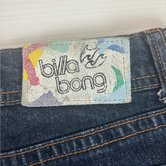 Billabong Women's Dark Denim Micro Mini Skirt - Picture 9 of 14